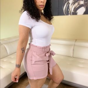 Women’s mauve shorts brand new with tags.